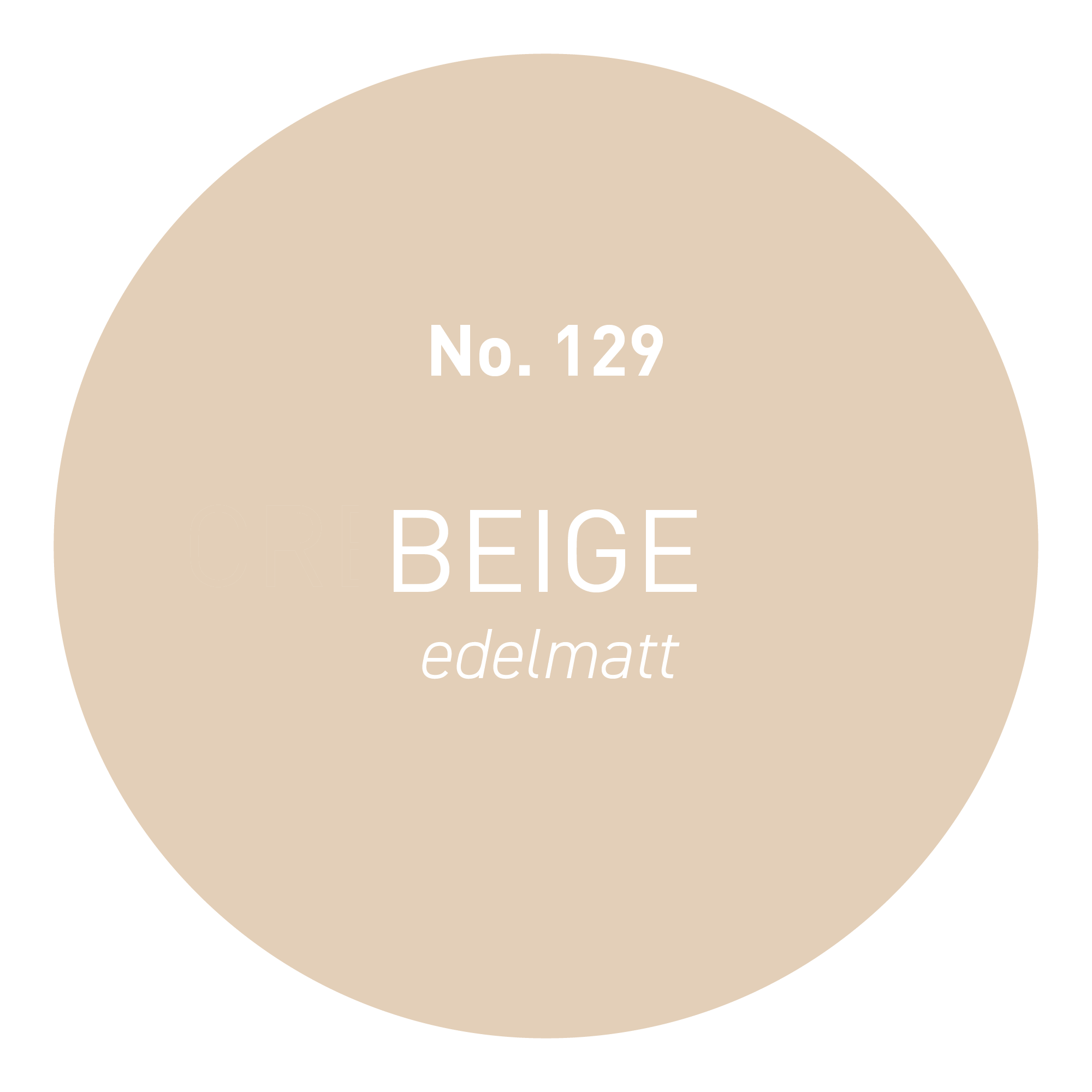 Wandfarbe edelmatt beige No. 129 Design Collection 5L - Craft Colors