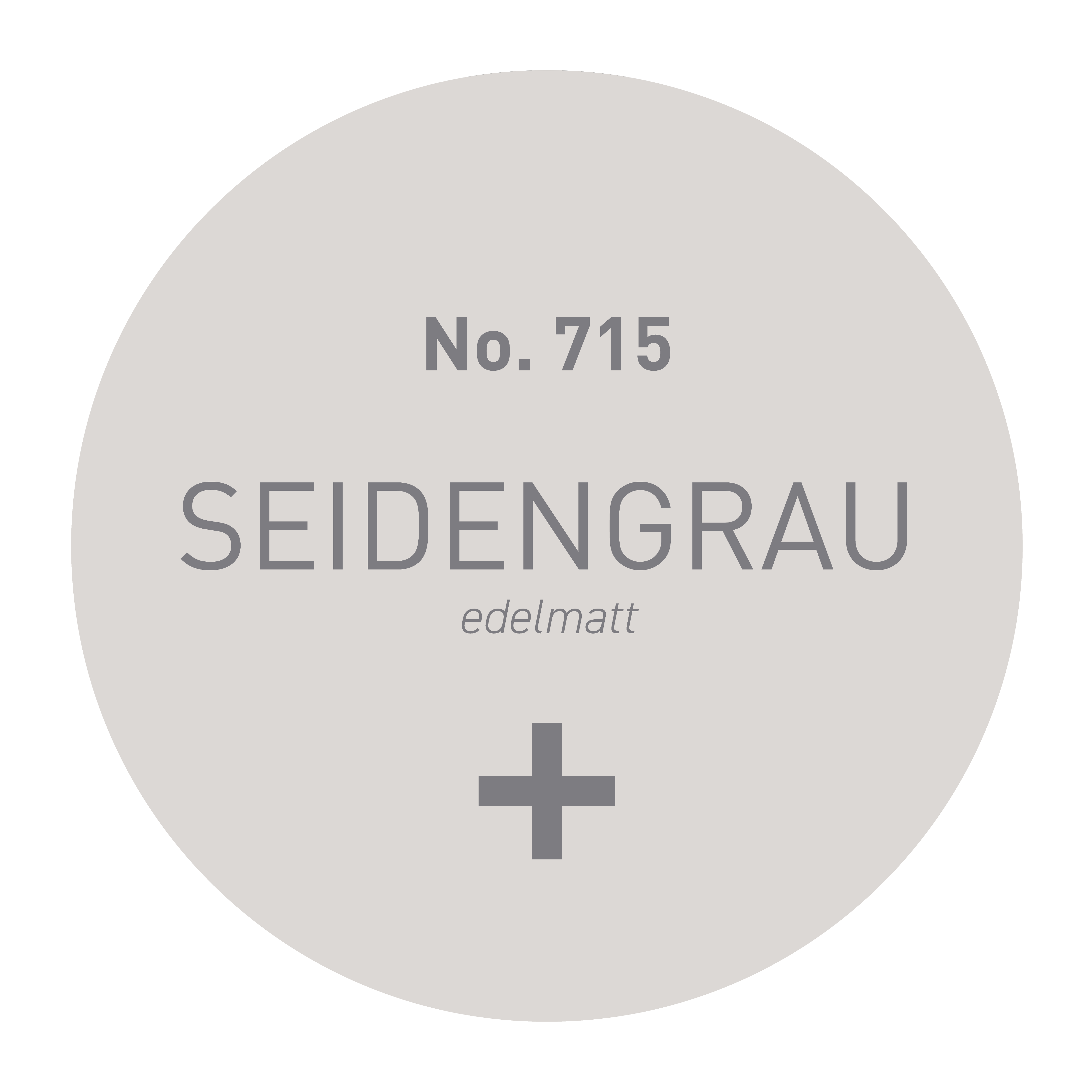 Wandfarbe edelmatt (5L) Lichtgrau / Seidengrau No. 715, Nassabriebklasse 1, Strong+ Collection - Craft Colors