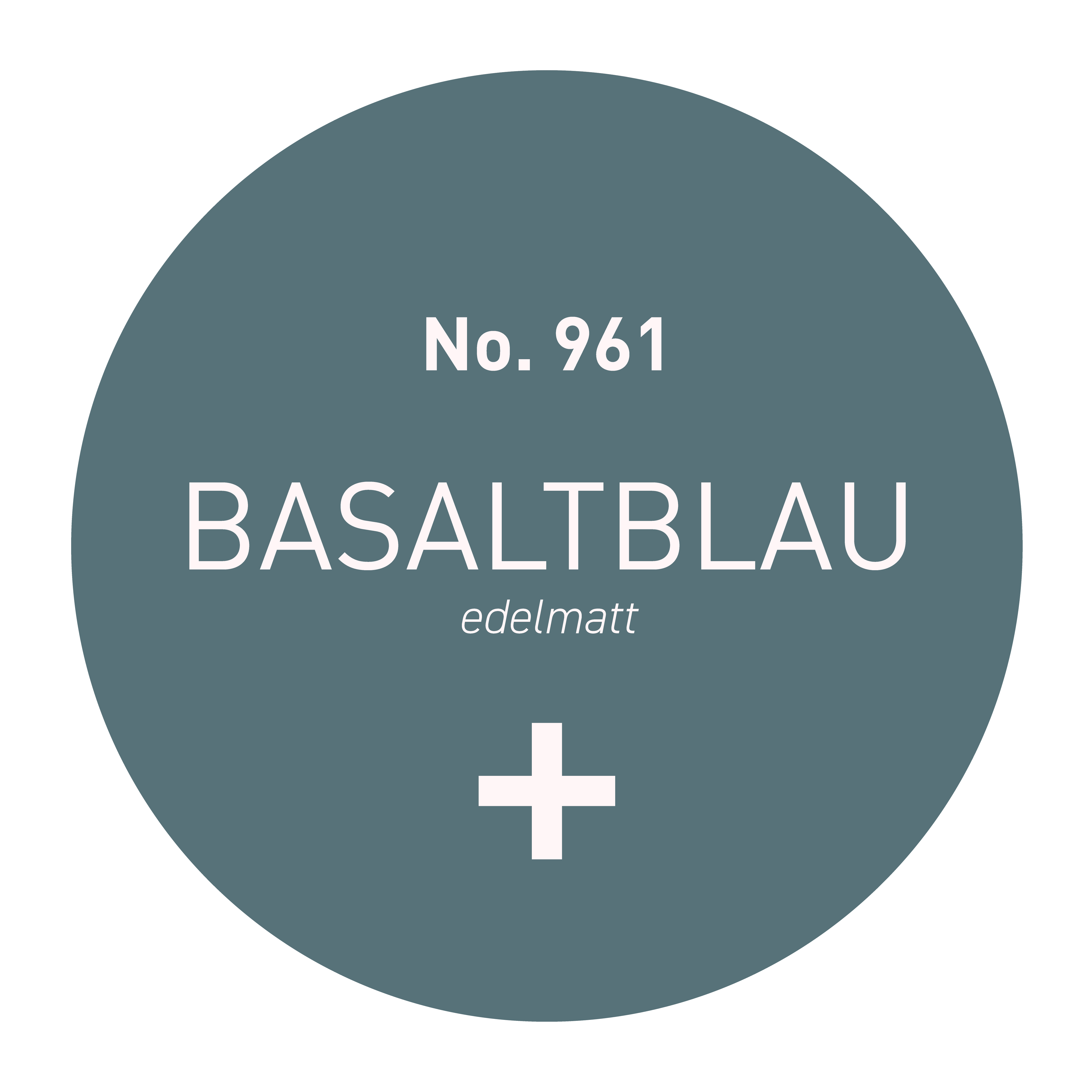 Wandfarbe edelmatt (5L) Blaugrau / Basaltblau 961 Nassabriebklasse 1 Strong+ Collection