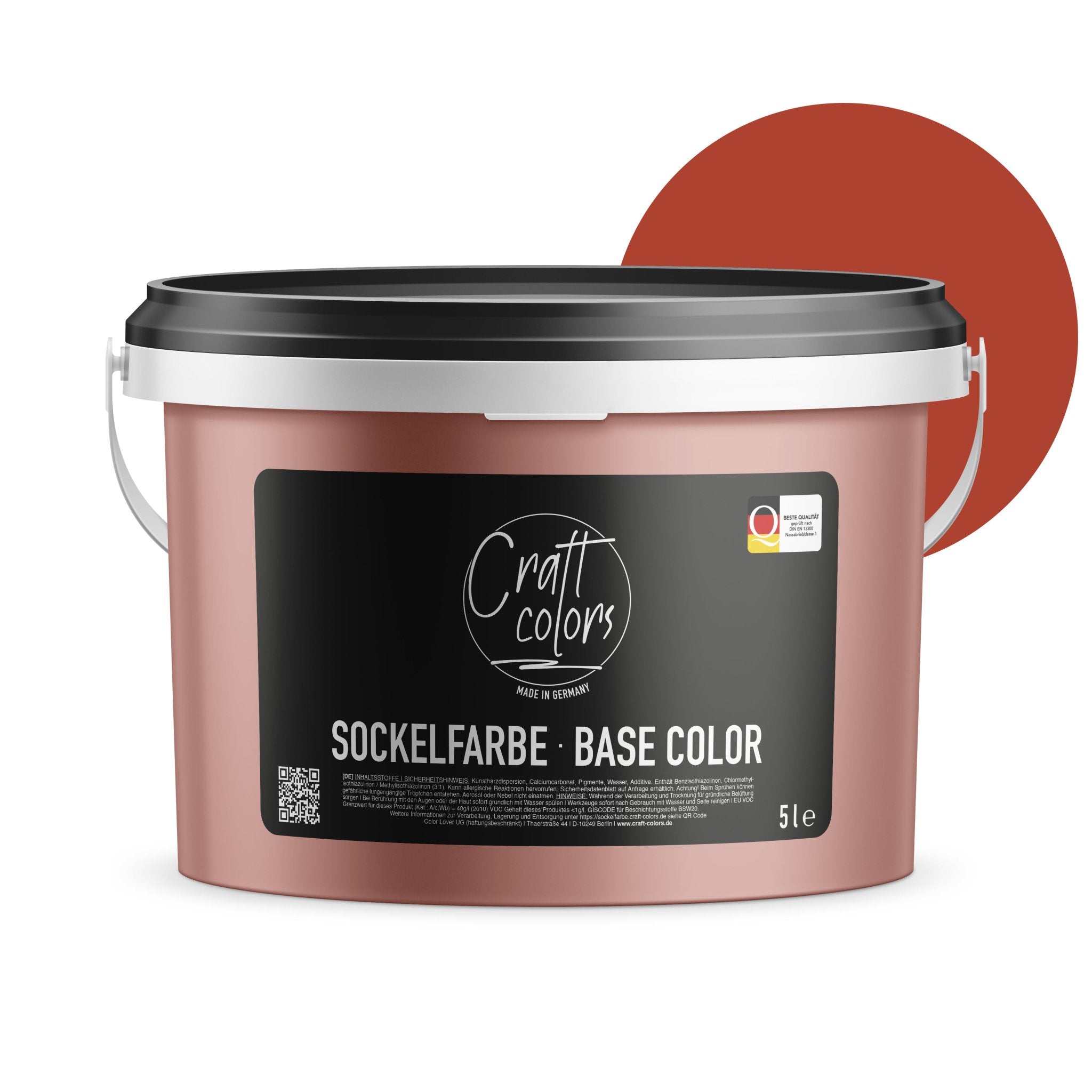 Kolor bazowy 5L | Ceglasta czerwień - Craft Colors
