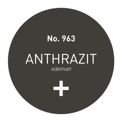Wandfarbe edelmatt (5L) Anthrazit No.980, Nassabriebklasse 1, Strong+ Collection - Craft Colors