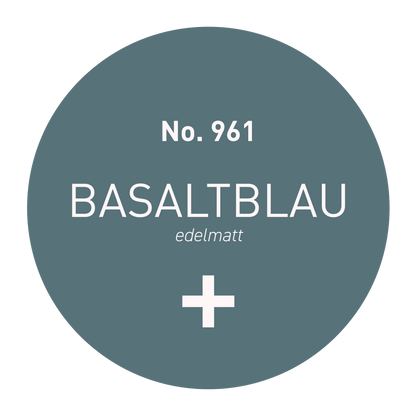 Wandfarbe edelmatt (5L) Blaugrau / Basaltblau 961  Nassabriebklasse 1 Strong+ Collection