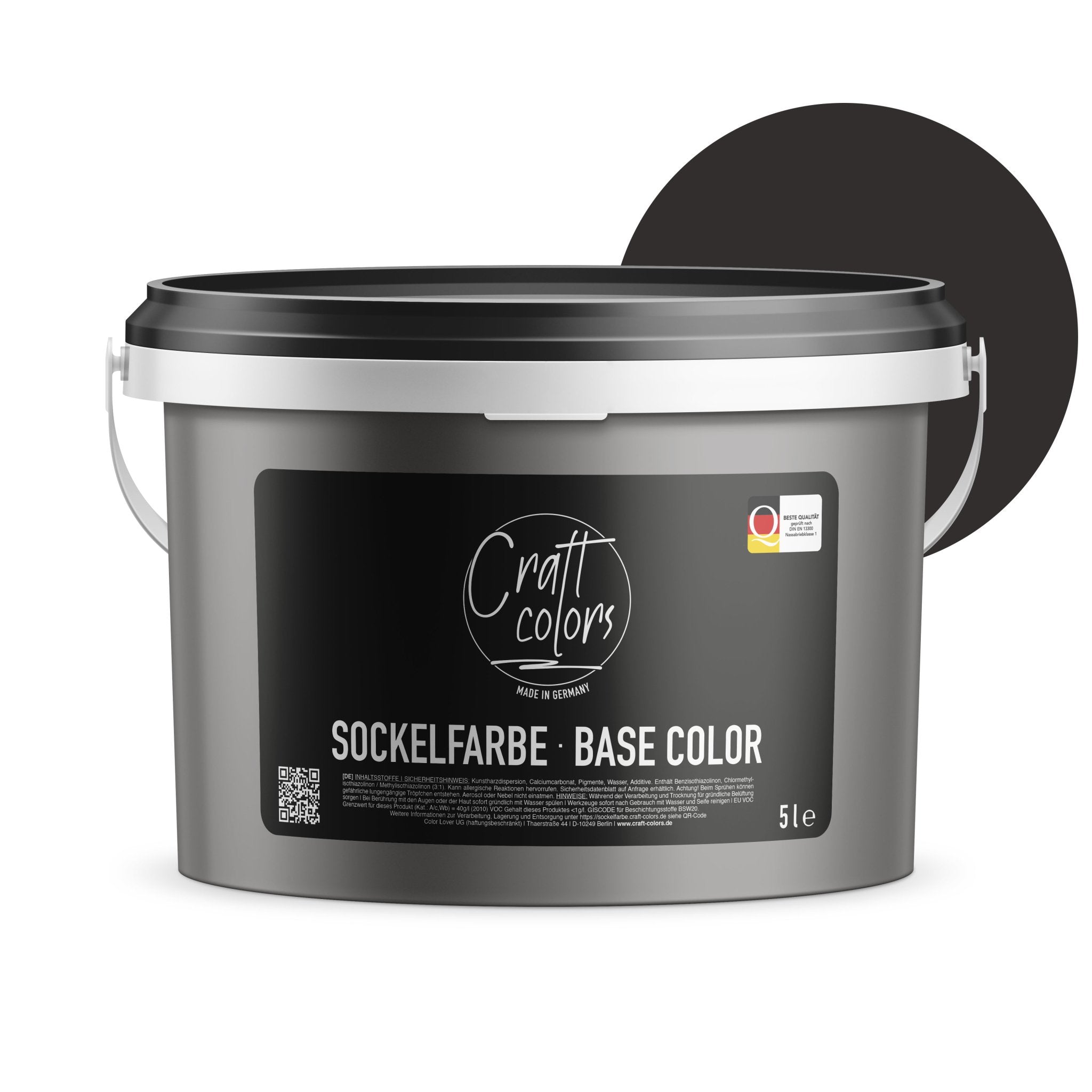 Kolor bazowy 5L | Antracyt - Craft Colors
